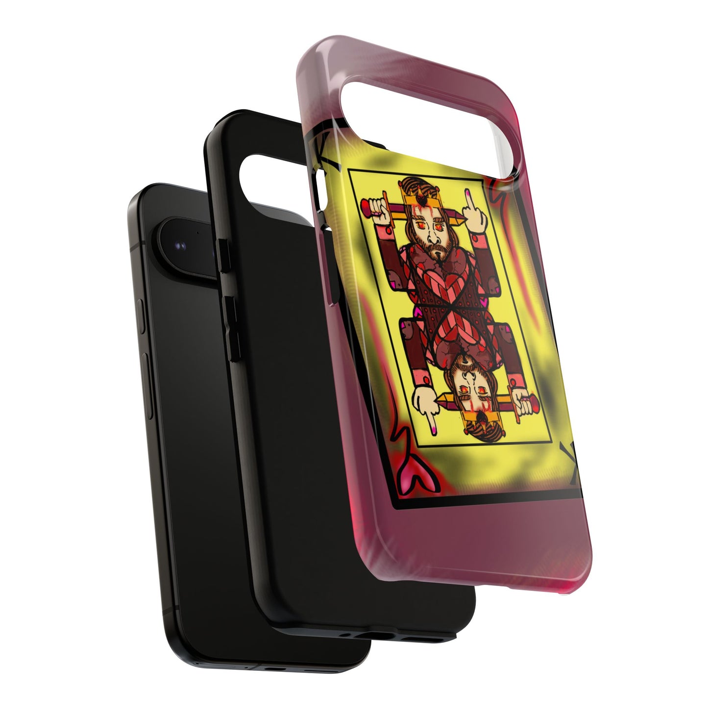 Playing Card Phone Case - Tough Cases with King Design