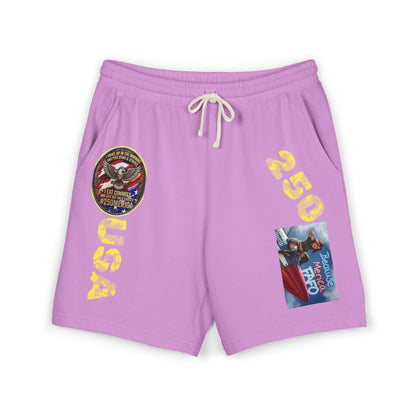 Graphic Sweat Shorts - USA 250 Patch & Retro Hero Print