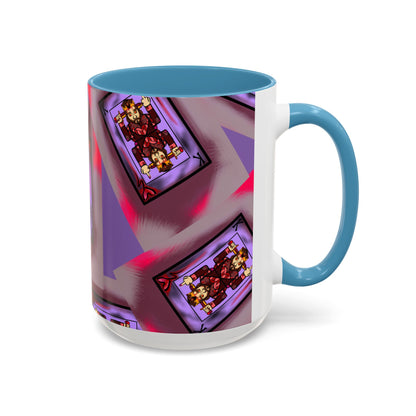 Rebellious King Coffee Mug, Unique Gift for Coffee Lovers, Artful Mug for Home, Cool Cup for Tea, Birthday Present, Fun Kitchen Decor
