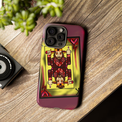 Playing Card Phone Case - Tough Cases with King Design