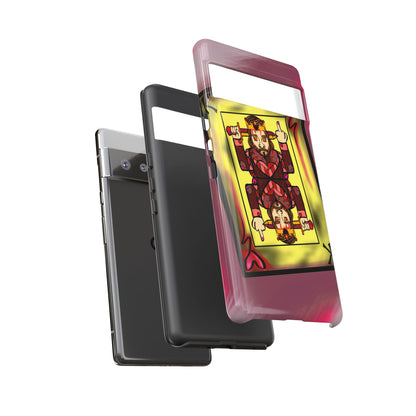 Playing Card Phone Case - Tough Cases with King Design