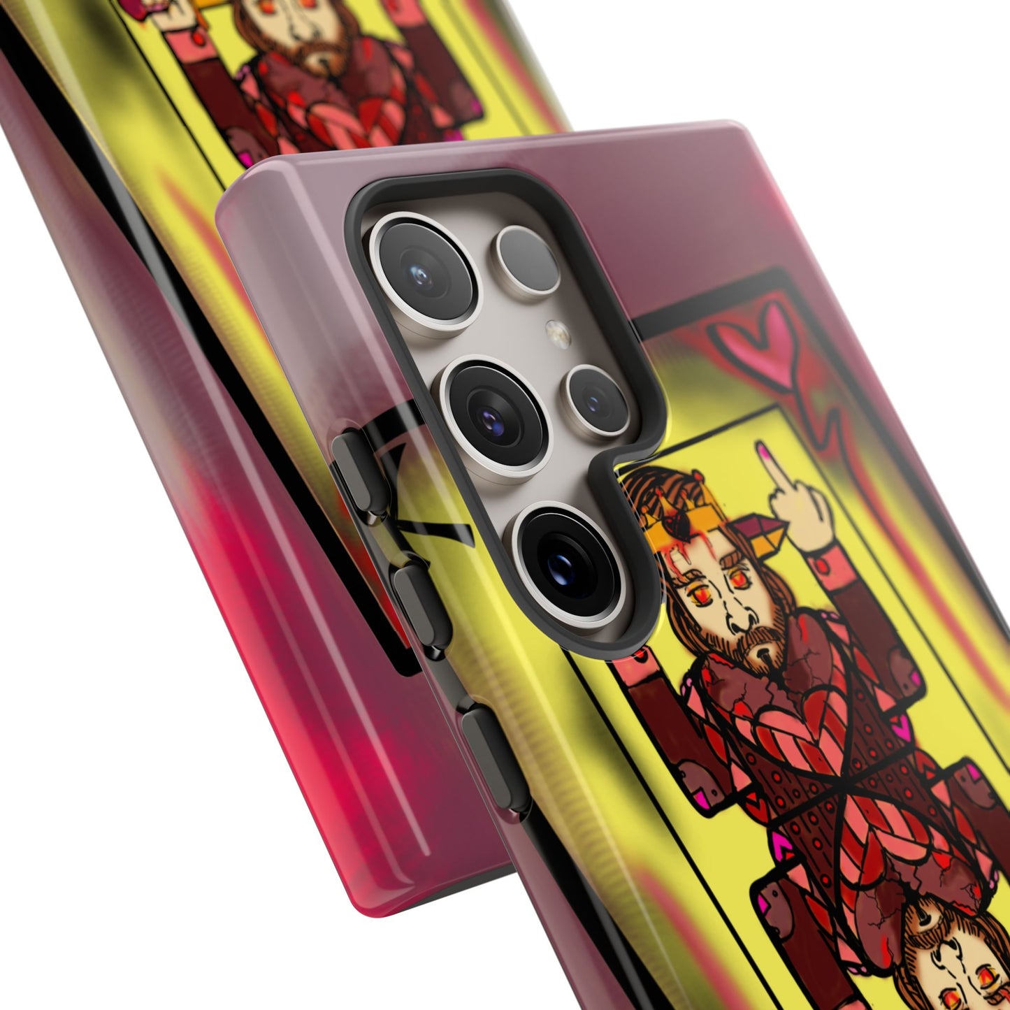 Playing Card Phone Case - Tough Cases with King Design