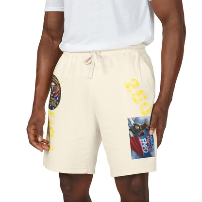 Graphic Sweat Shorts - USA 250 Patch & Retro Hero Print