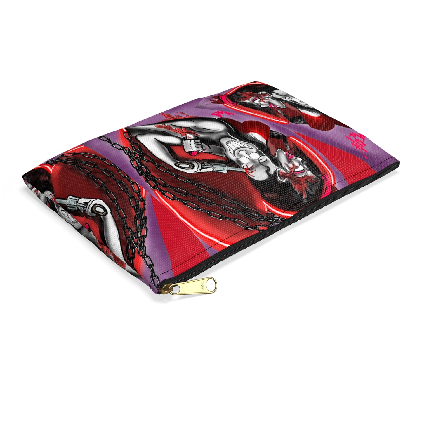 Gothic Love Accessory Pouch - Edgy Art Design for Alternative Style
