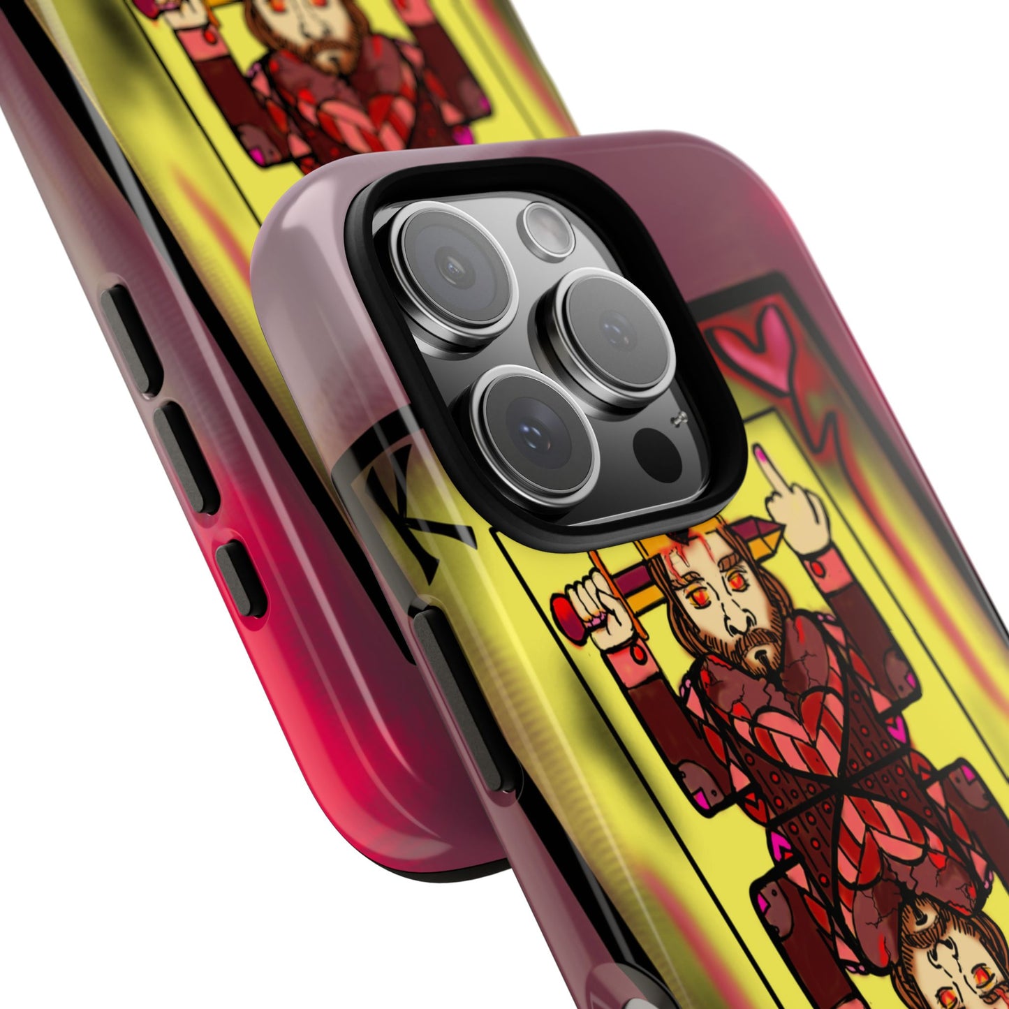 Playing Card Phone Case - Tough Cases with King Design