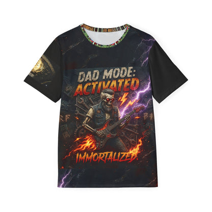 Dad Mode Activated Rocker Jersey — "Immortalized" Graphic Sports Tee
