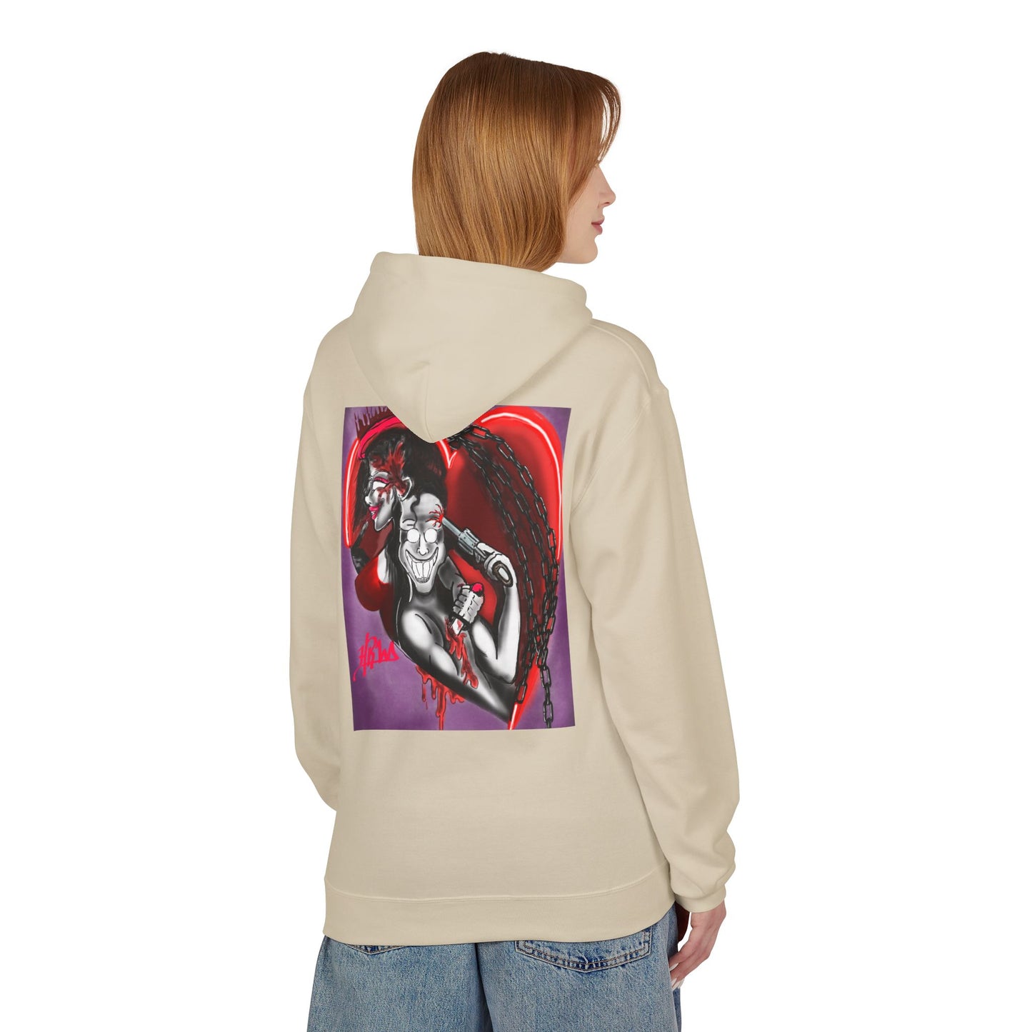 Edgy Graphic Hoodie | Unisex Midweight Softstyle | Streetwear, Gift for Him, Gift for Her, Trendy Apparel, Unique Design