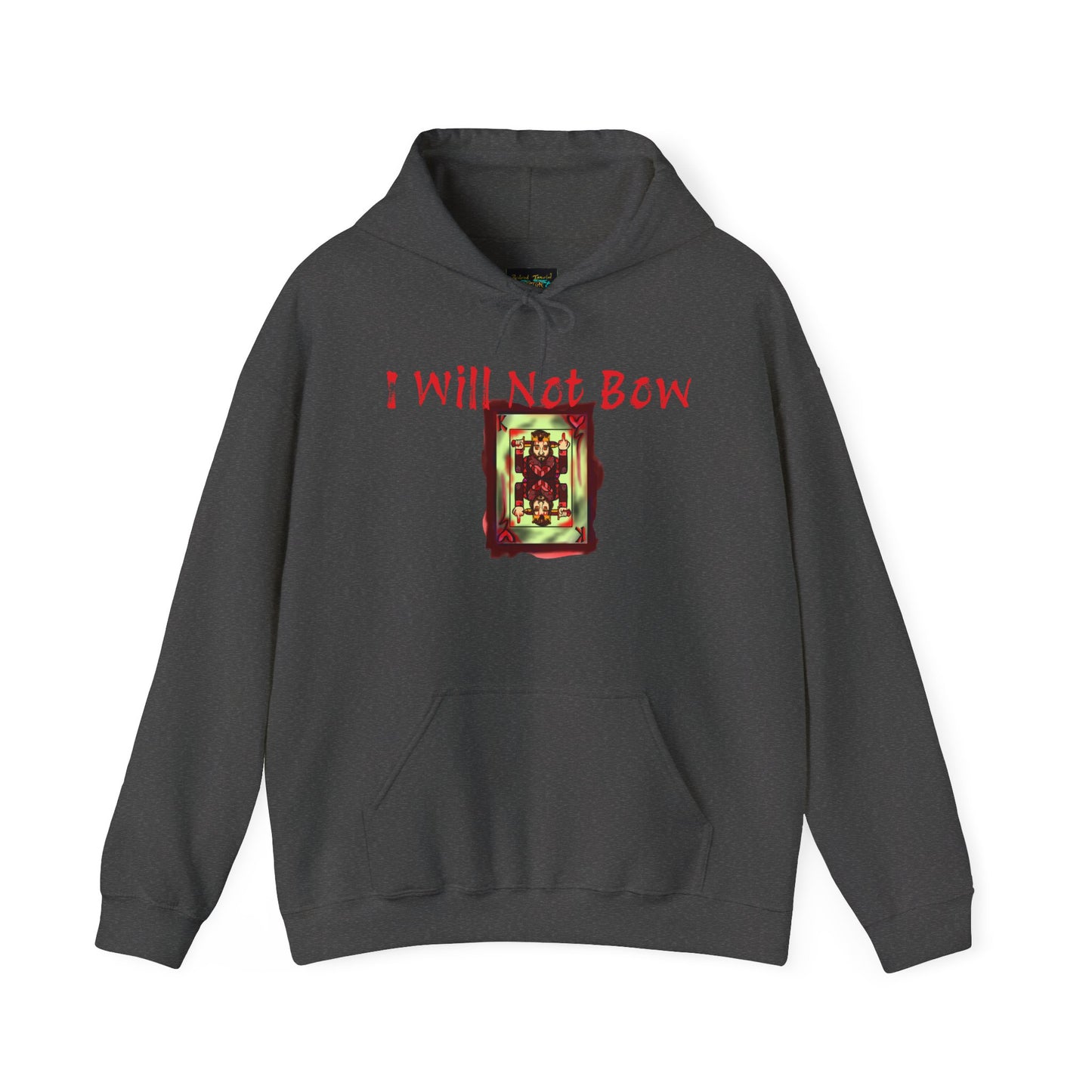 I Will Not Bow Unisex Heavy Blend™ Hooded Sweatshirt - Bold Graphic Hoodie for Empowerment and Style