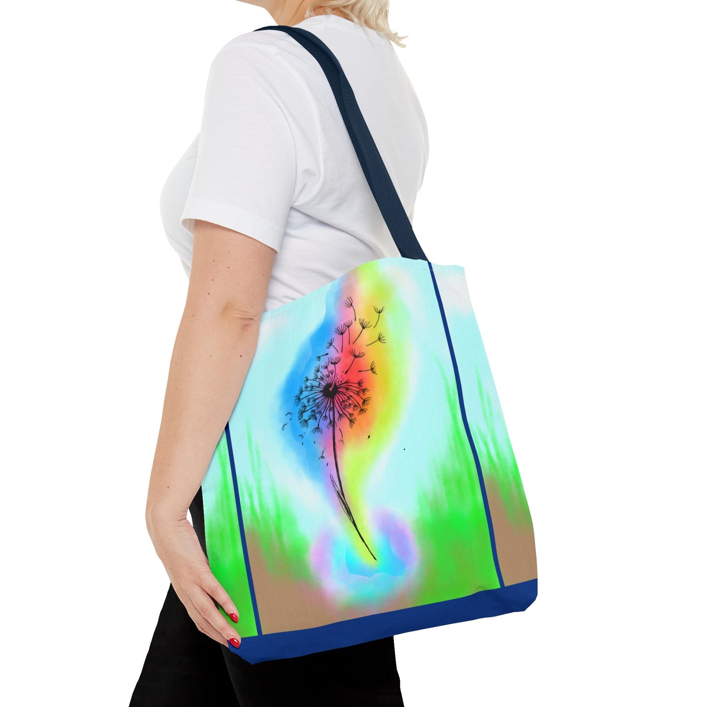 Vibrant Nature-Themed Tote Bag - Perfect for Eco Lovers, Beach Days, Daily Errands, Gift for Friends, Sustainable Fashion