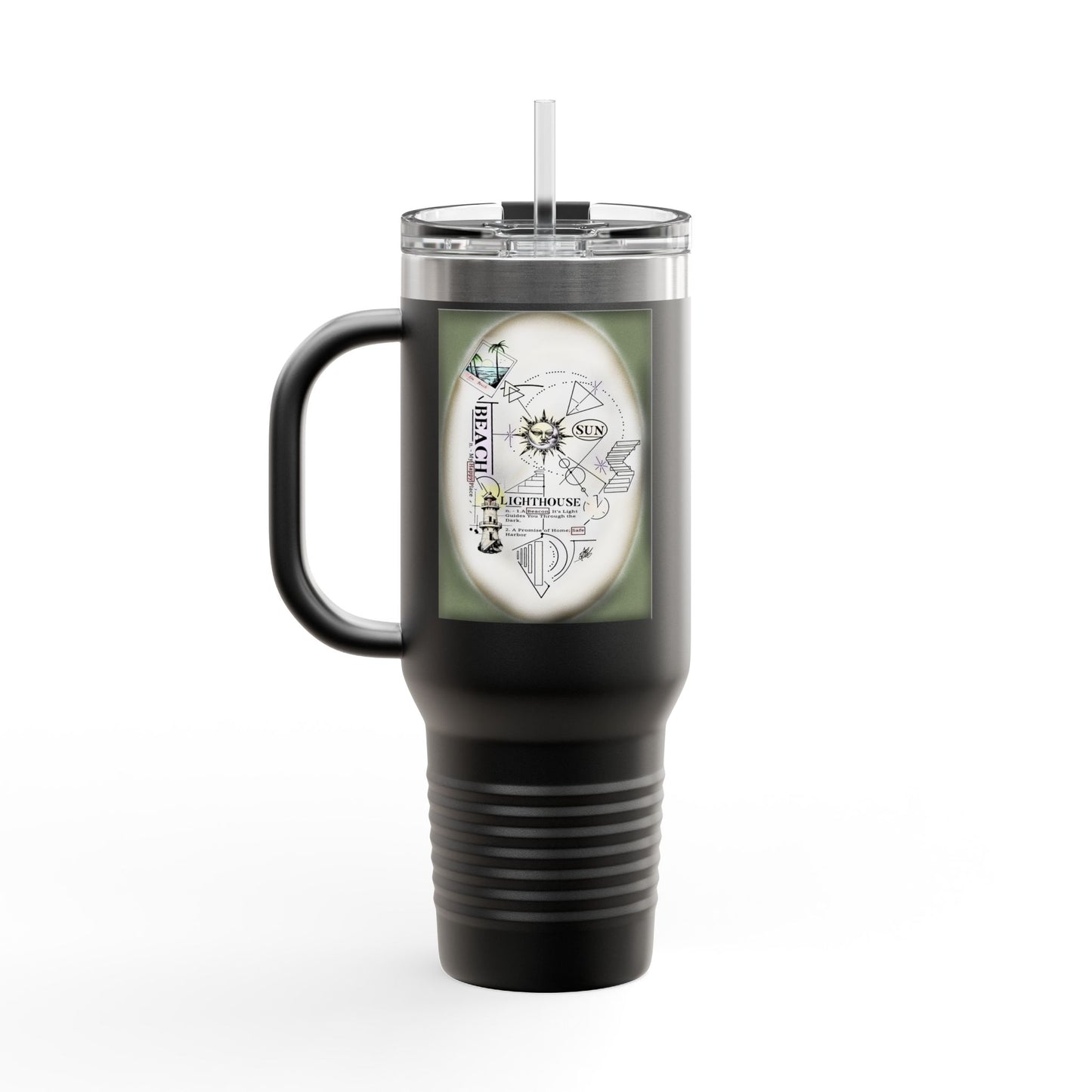 Insulated Travel Mug | Personalized Drinkware for Adventurers, Coffee Lovers, or Gifts | Perfect for Holidays | 40oz