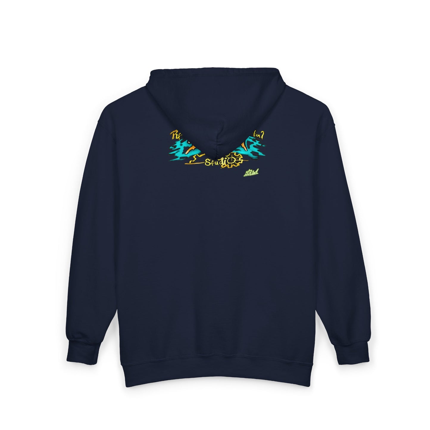 Beautiful Nightmare Zip-Up Hoodie | Unisex Heavy Blend Sweatshirt for Halloween, Cozy Layer, Lounge Wear, Gift for Spooky Season