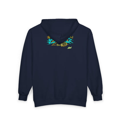 Beautiful Nightmare Zip-Up Hoodie | Unisex Heavy Blend Sweatshirt for Halloween, Cozy Layer, Lounge Wear, Gift for Spooky Season