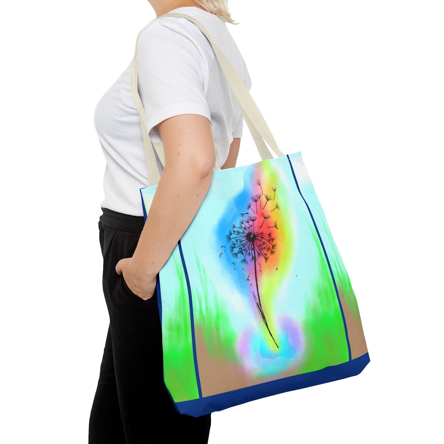 Vibrant Nature-Themed Tote Bag - Perfect for Eco Lovers, Beach Days, Daily Errands, Gift for Friends, Sustainable Fashion