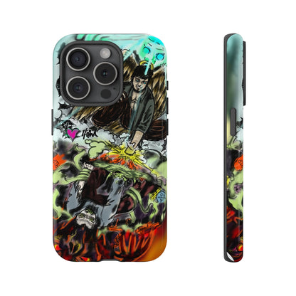 Tough Cases Phone Case, Edgy Art Phone Cover, Unique Gift for Him, Phone Accessories, Halloween Decor