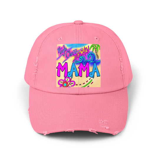 Tropical Mama Distressed Cap - Perfect for Beach Days & Gifts