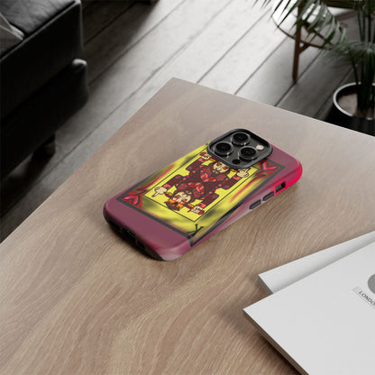Playing Card Phone Case - Tough Cases with King Design
