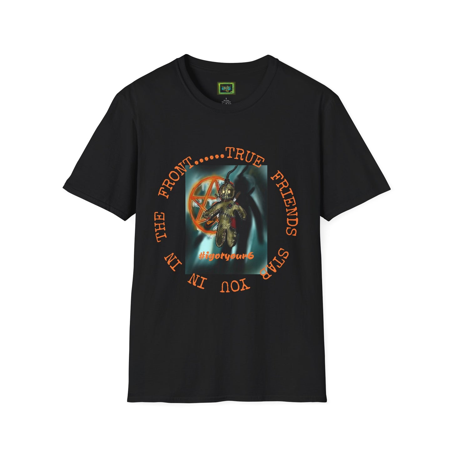 Unisex Softstyle T-Shirt - 'Down With The Sickness' Graphic Tee for Fans of Bold Art and Humor