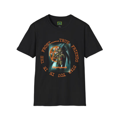 Unisex Softstyle T-Shirt - 'Down With The Sickness' Graphic Tee for Fans of Bold Art and Humor