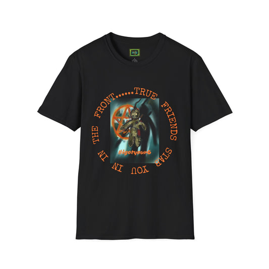 Unisex Softstyle T-Shirt - 'Down With The Sickness' Graphic Tee for Fans of Bold Art and Humor