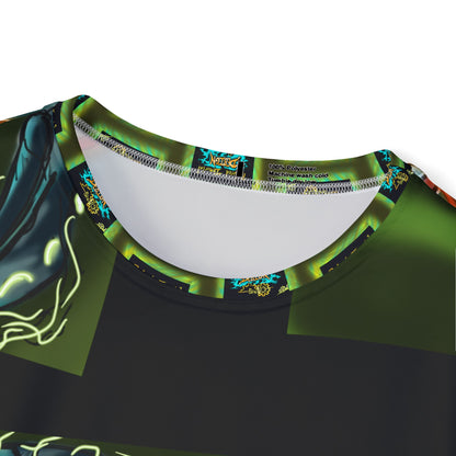 Men's Sports Jersey: Bold Graphic Tee for Gamers, Cosplay, and Halloween, Unique AOP Shirt, Perfect Gift for Nerds
