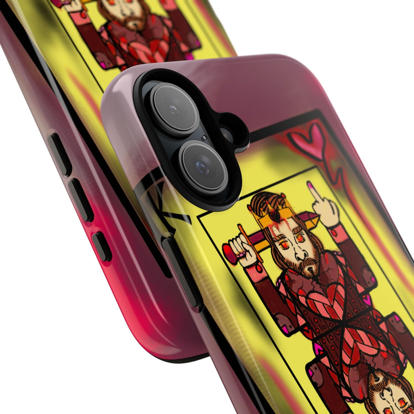 Playing Card Phone Case - Tough Cases with King Design