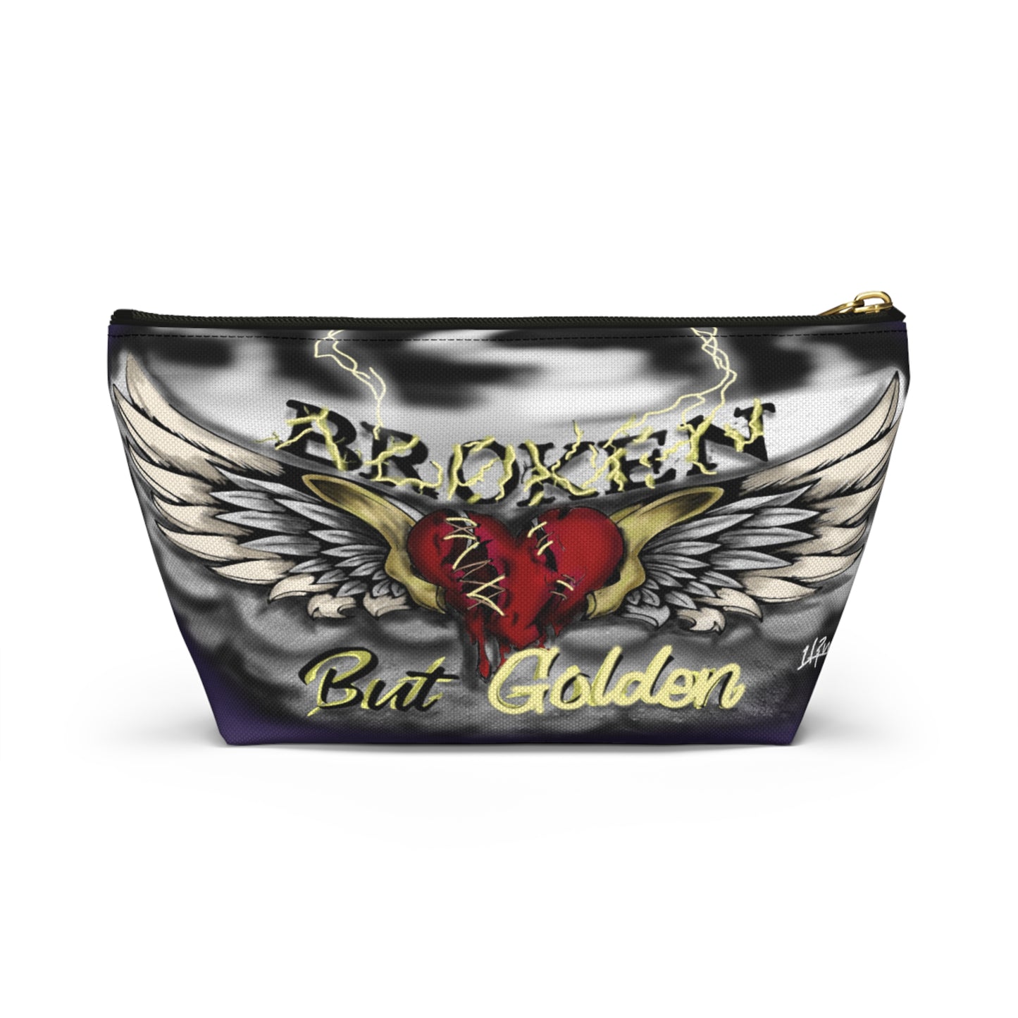 Mama Bear Accessory Pouch – Versatile Cosmetic Bag with Art Design
