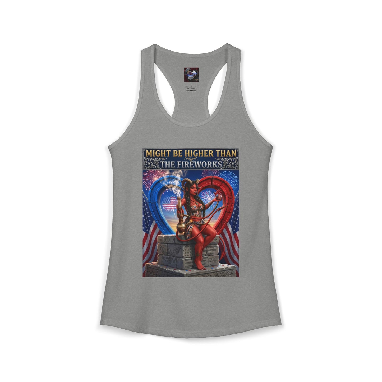 Women's 4th of July Racerback Tank