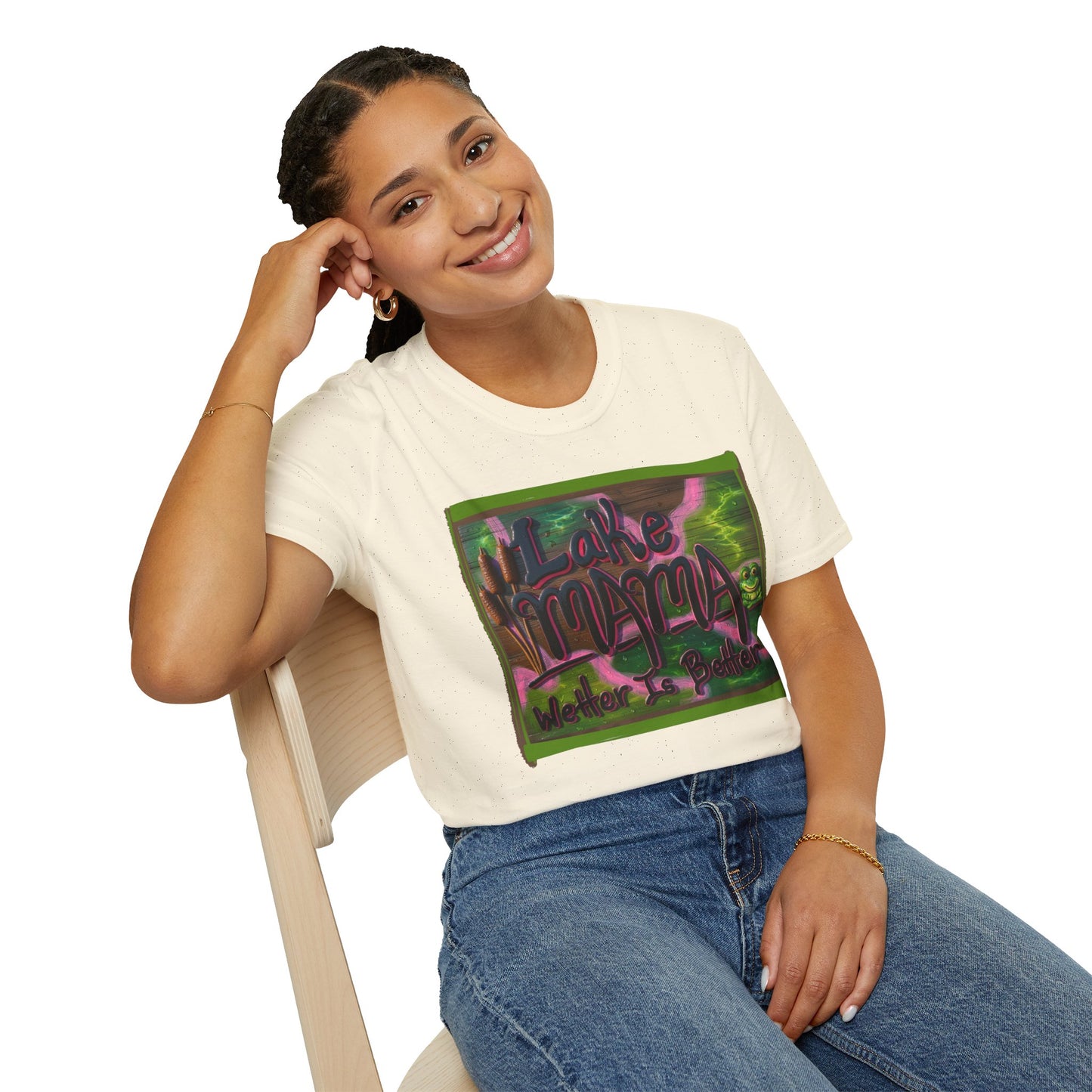 Lake mama Graphic T-Shirt — 'Water' Nature Vibe Tee