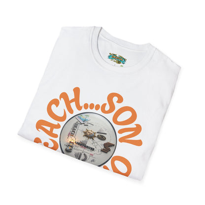 Beach Vibe Graphic T-Shirt — "Beach...Son of a" Retro Surf Design