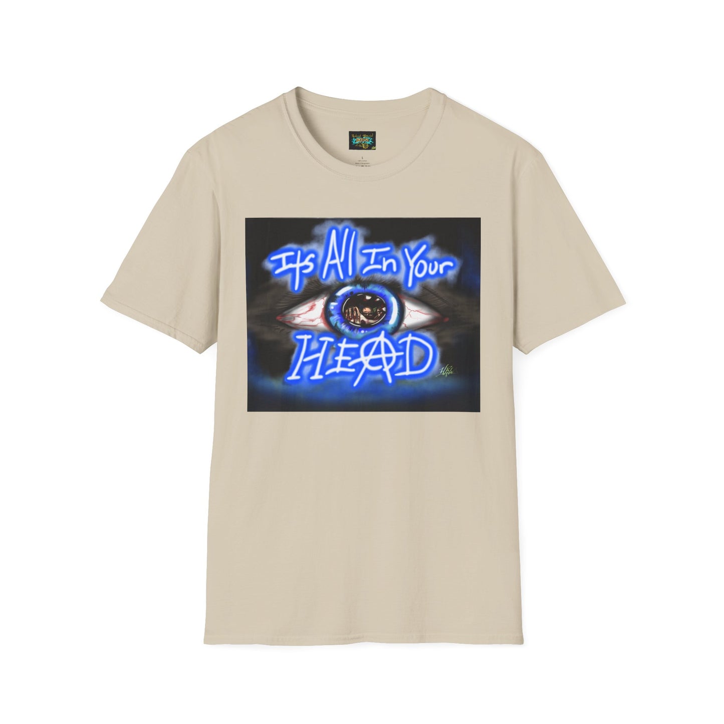 It's All In Your Head Graphic T-Shirt, Unisex Softstyle Tee, Perfect for Gift, Casual Wear, Spiritual Vibe, Everyday Comfort