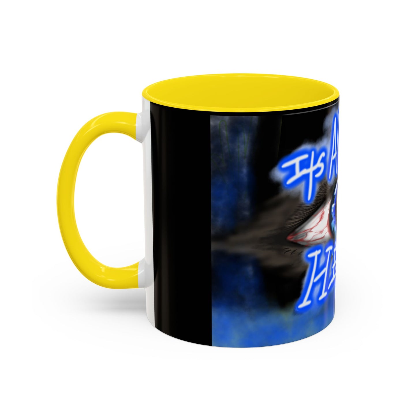 All In Your Head Accent Coffee Mug - Unique Gift for Coffee Lovers