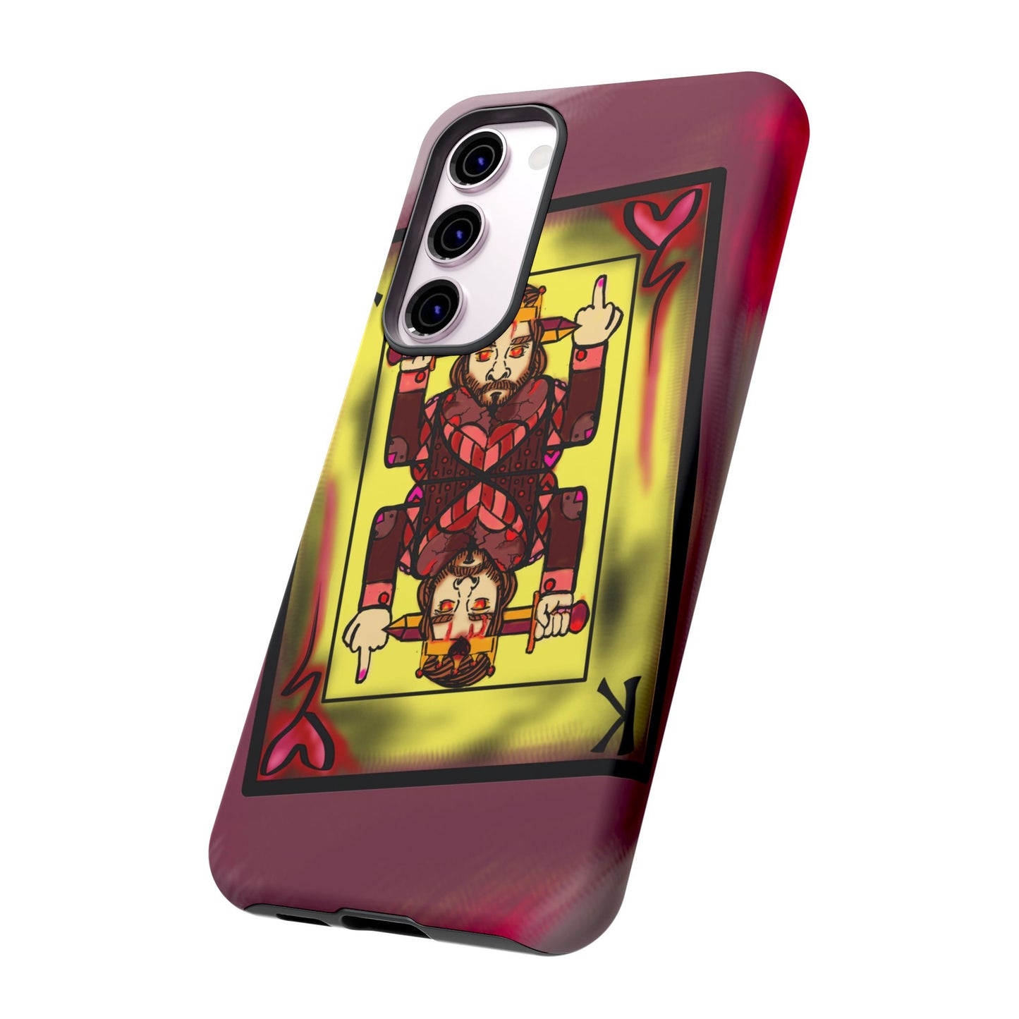 Playing Card Phone Case - Tough Cases with King Design
