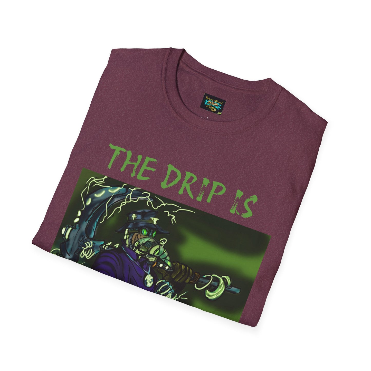 Unisex Graphic Tee - The Drip is Contagious, Trendy T-Shirt, Streetwear Fashion, Gift for Friends, Casual Wear, Hip Hop Style