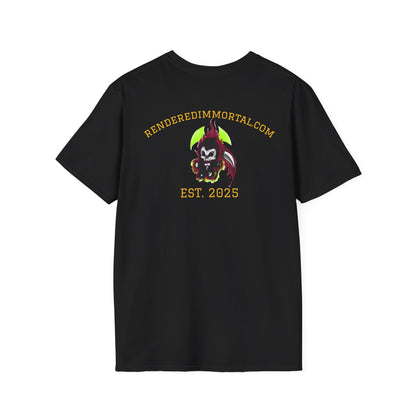 Unisex Graphic T-Shirt - "It's Always Raining in My Head" Horror Art Tee