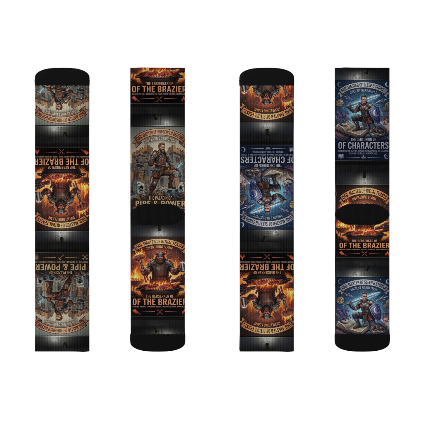 Legendary Dads Sublimation Socks — Novelty Socks