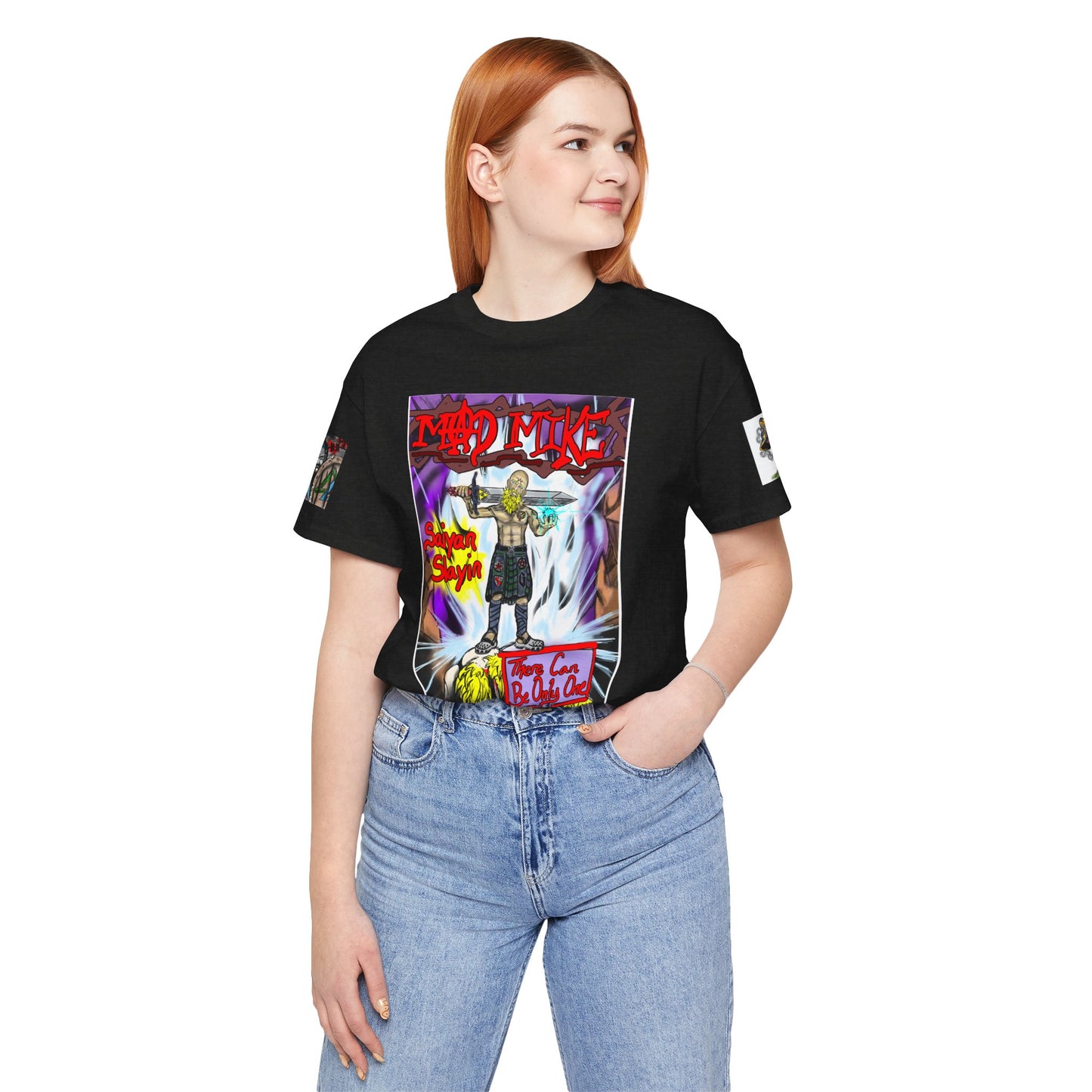 Mad Mike Graphic Tee - Unisex Short Sleeve Shirt for Retro Design Lovers