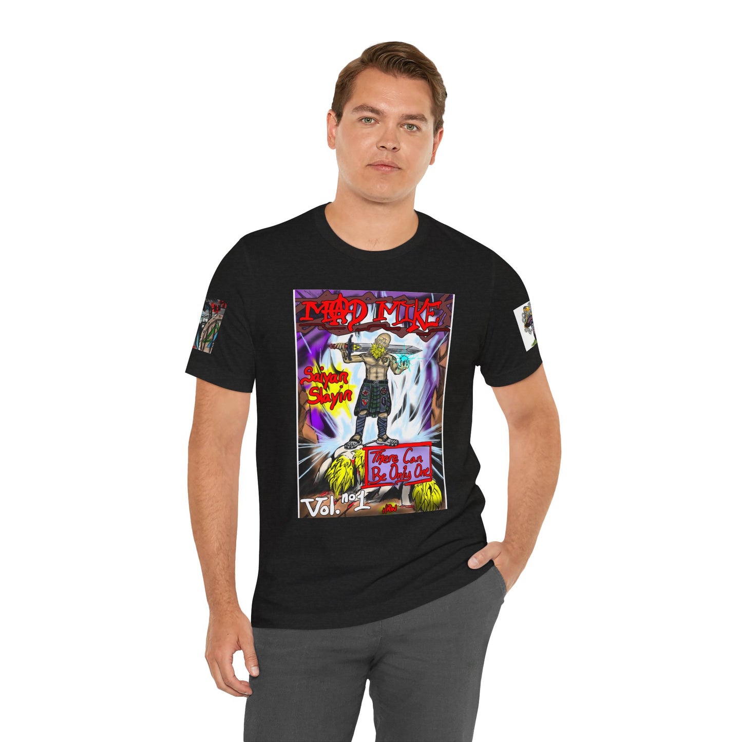 Mad Mike Graphic Tee - Unisex Short Sleeve Shirt for Retro Design Lovers
