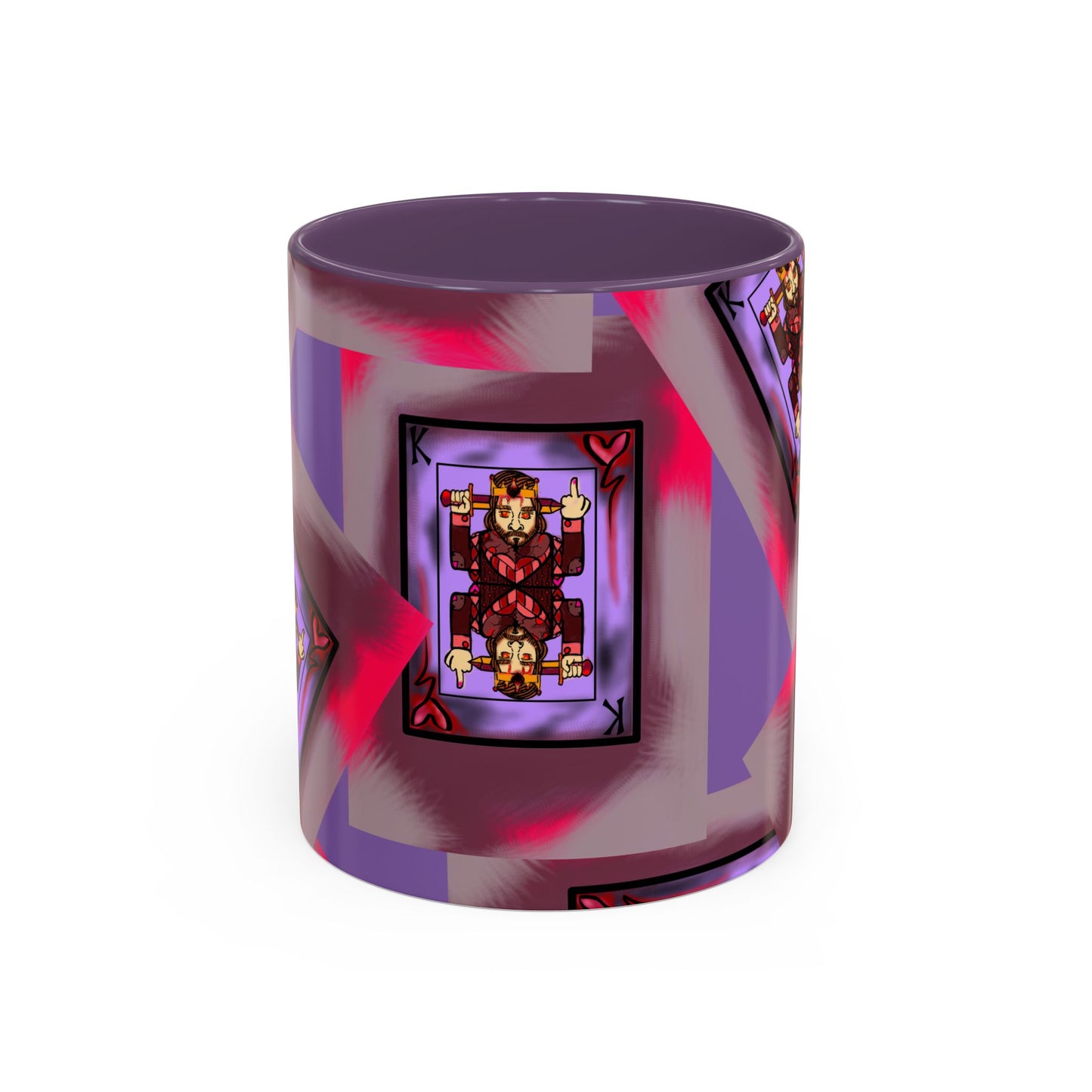 Rebellious King Coffee Mug, Unique Gift for Coffee Lovers, Artful Mug for Home, Cool Cup for Tea, Birthday Present, Fun Kitchen Decor