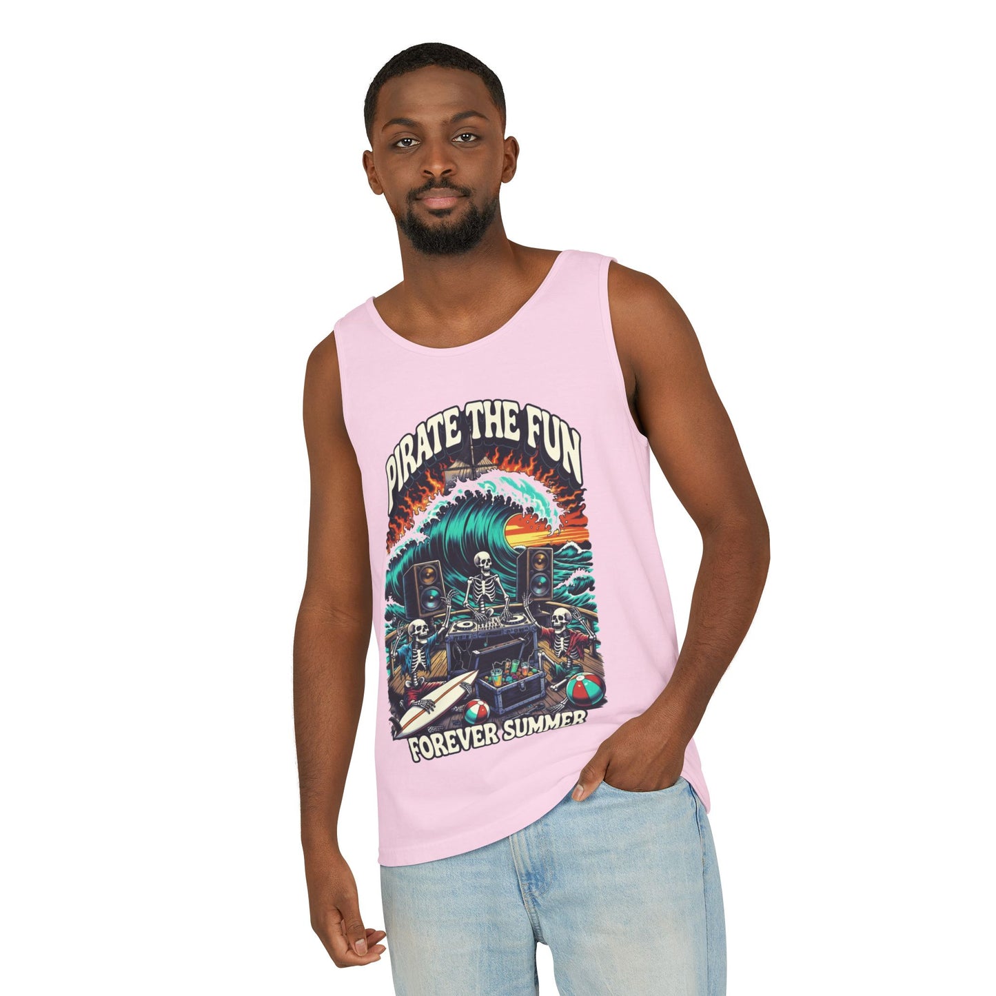 Forever Summer Tank — "Pirate the Fun / Forever Summer" Graphic Tank Top