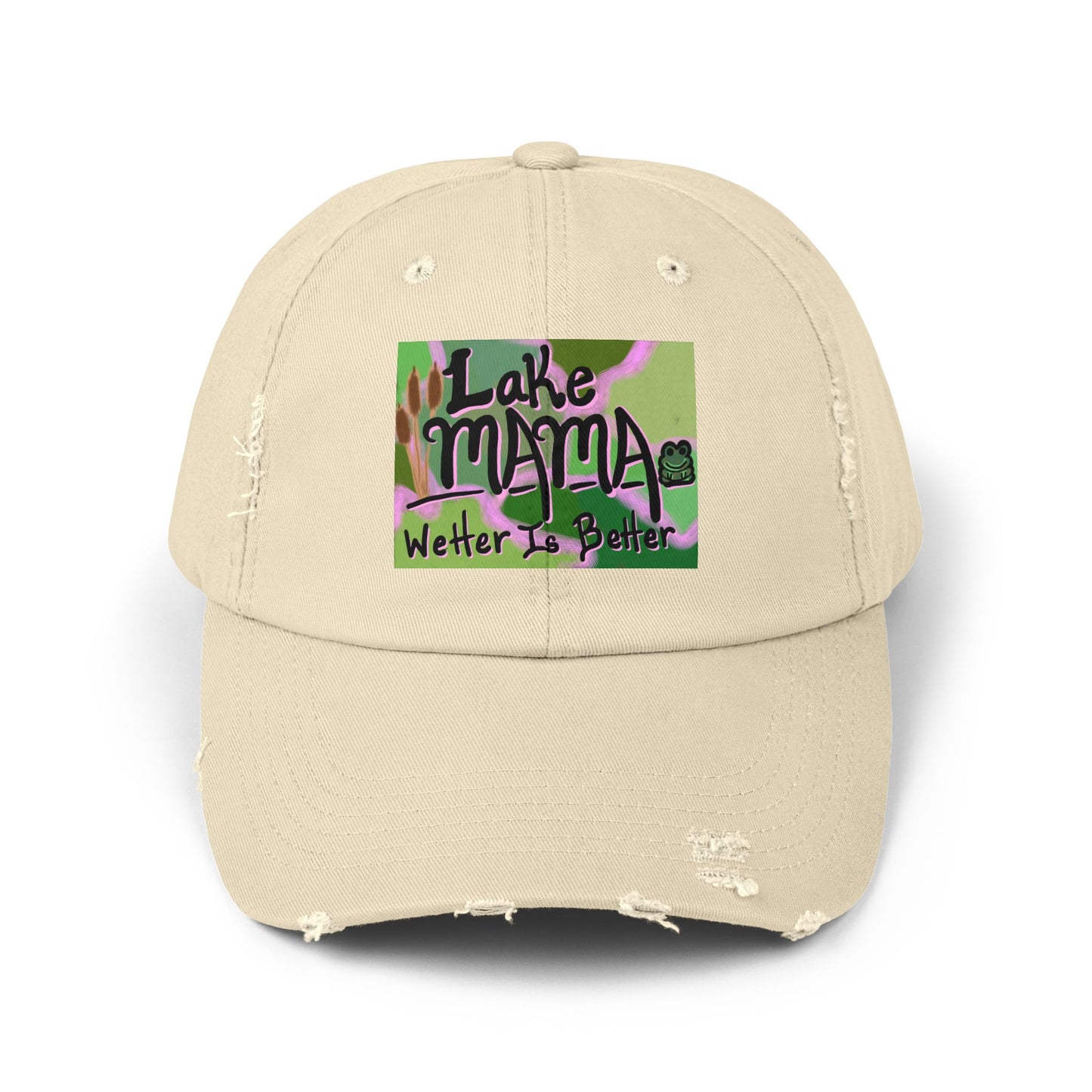 Lake Mama Distressed Cap - Perfect for Outdoor Adventures & Summertime Fun!