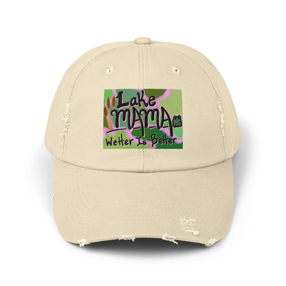 Lake Mama Distressed Cap - Perfect for Outdoor Adventures & Summertime Fun!