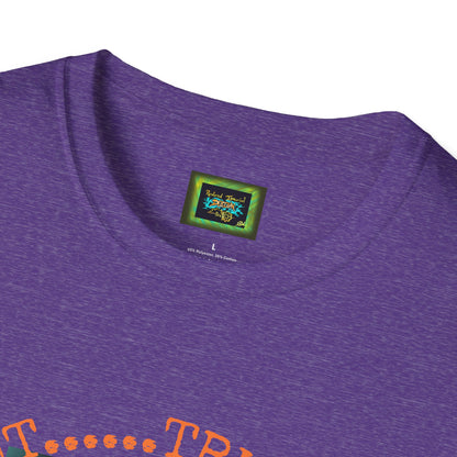 Unisex Softstyle T-Shirt - 'Down With The Sickness' Graphic Tee for Fans of Bold Art and Humor