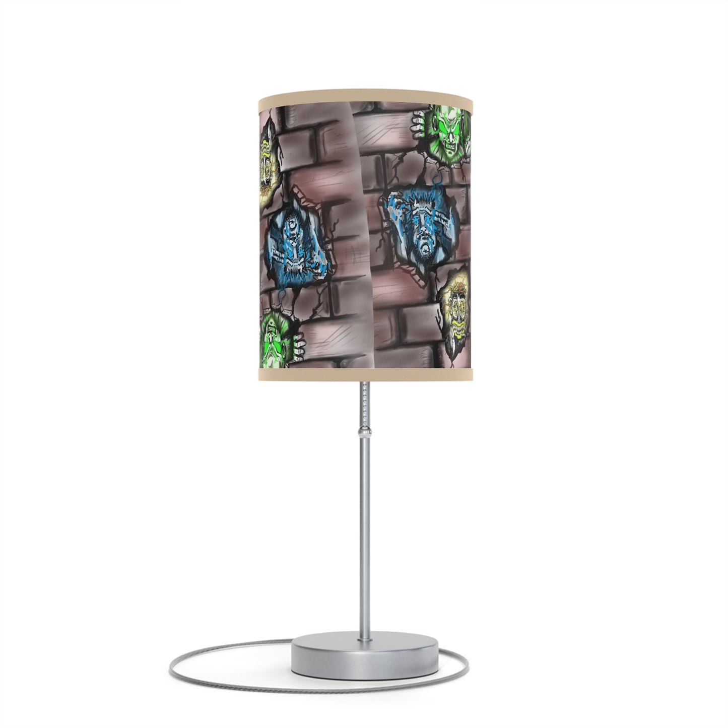 Graffiti Emotion Faces Table Lamp –Mental Expression Art Lamp (US/CA Plug)