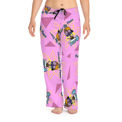 Women's Pajama Pants - Protect Thy Peace, Cozy Sleepwear, Relaxation Attire, Gift for Her, Lounge Pants, Feminine Nightwear