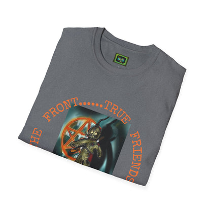 Unisex Softstyle T-Shirt - 'Down With The Sickness' Graphic Tee for Fans of Bold Art and Humor