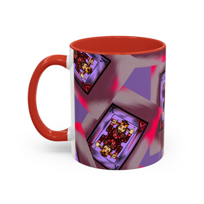 Rebellious King Coffee Mug, Unique Gift for Coffee Lovers, Artful Mug for Home, Cool Cup for Tea, Birthday Present, Fun Kitchen Decor
