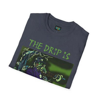 Unisex Graphic Tee - The Drip is Contagious, Trendy T-Shirt, Streetwear Fashion, Gift for Friends, Casual Wear, Hip Hop Style
