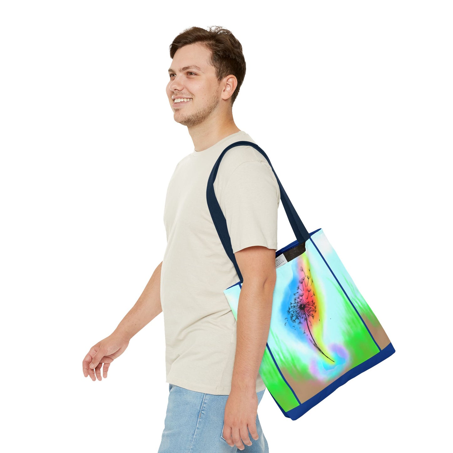 Vibrant Nature-Themed Tote Bag - Perfect for Eco Lovers, Beach Days, Daily Errands, Gift for Friends, Sustainable Fashion