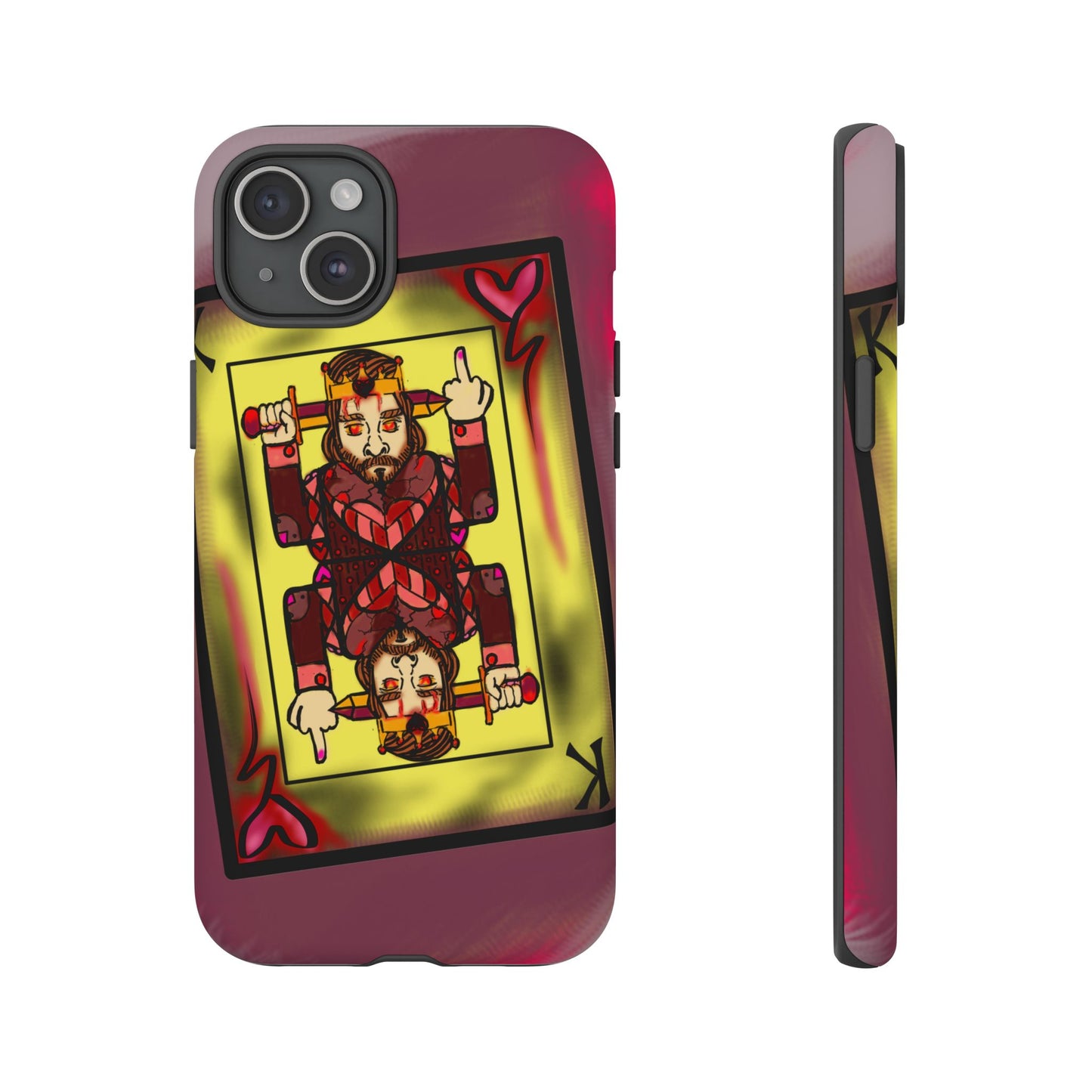 Playing Card Phone Case - Tough Cases with King Design