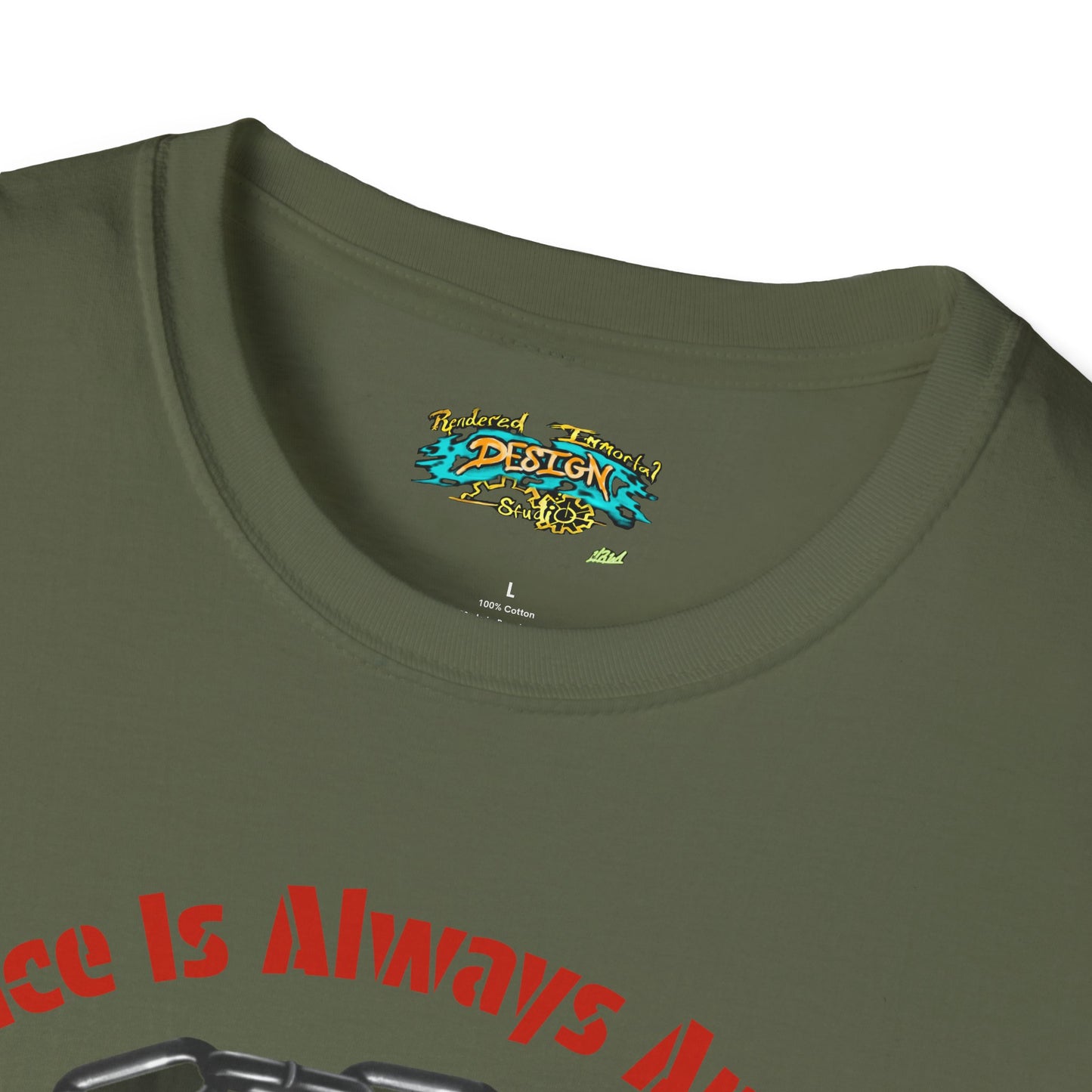 Viking Warrior T-Shirt — "Violence Is Always An Option" / "Save Me A Seat In Valhalla"